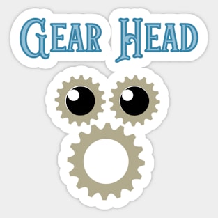 Gear Head Sticker